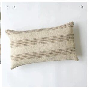Linen & Cloth Lumbar Throw Pillow Cover